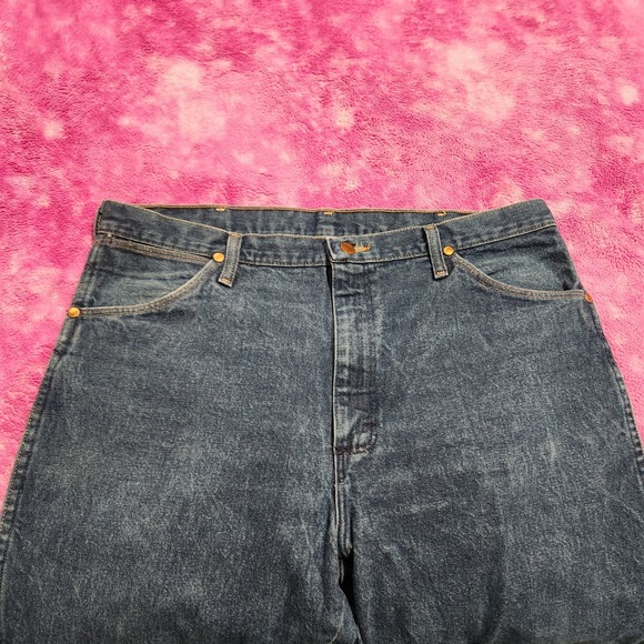 Vintage Wrangler 13MWZ Cowboy Cut Jeans Men's 38x31 USA Made Denim - Picture 2 of 11